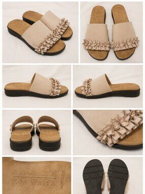Rapisardi Ron White Sandals made in Italy